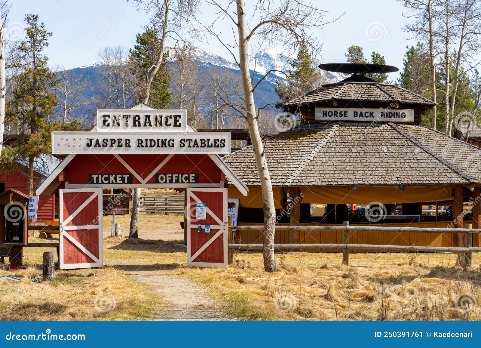 Horseback Riding, Jasper Riding Stables. Alberta, Canada. Editorial Photo -  Image of national, park: 250391761