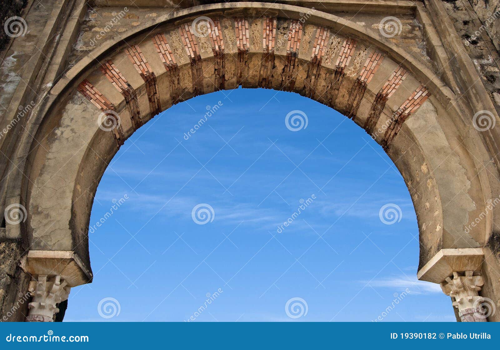 Horseshoe arch stock photo. Image of azahara, islam, architecture