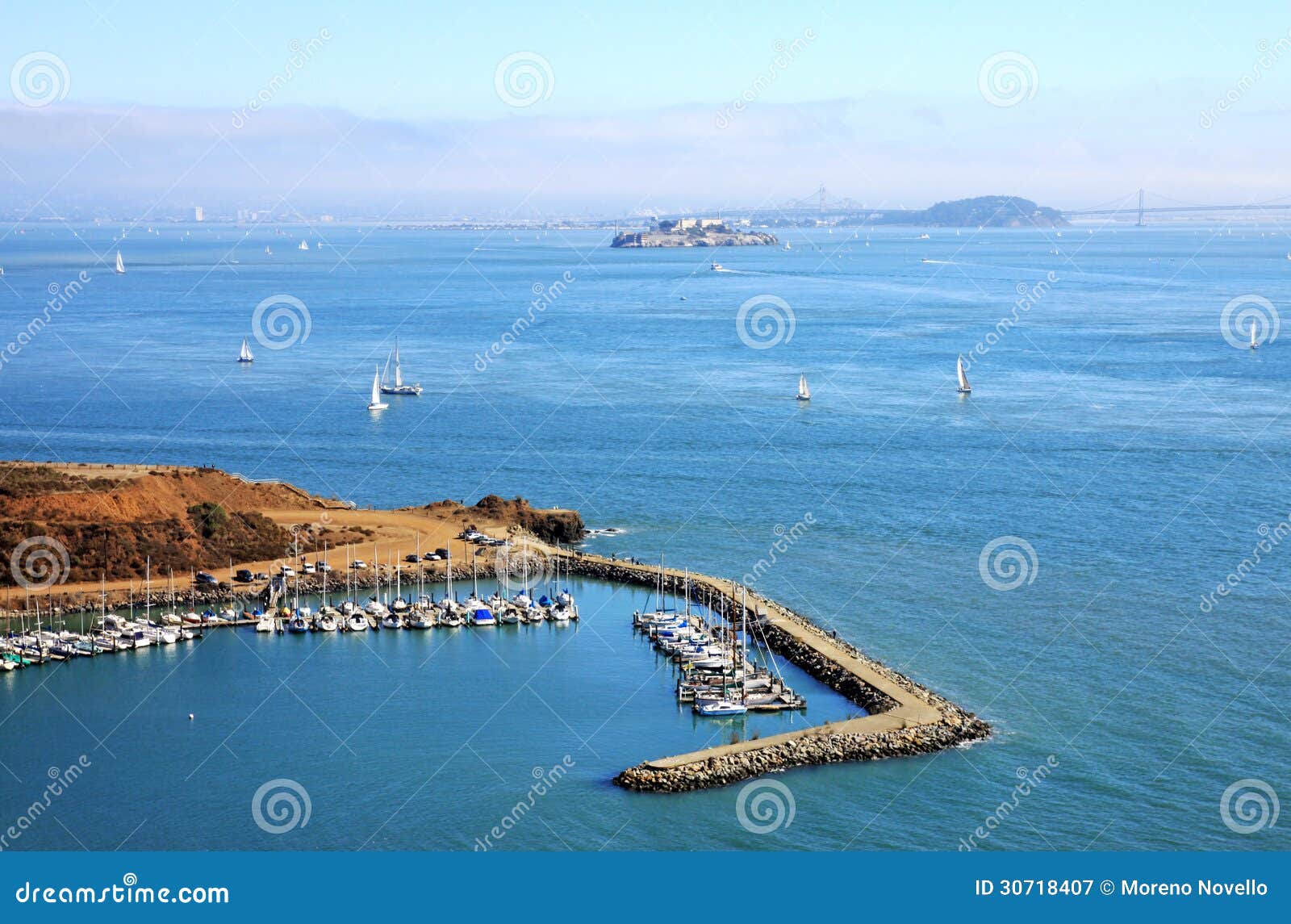 Horseshoe Bay, San Francisco, Usa Stock Image Image of hills, prison