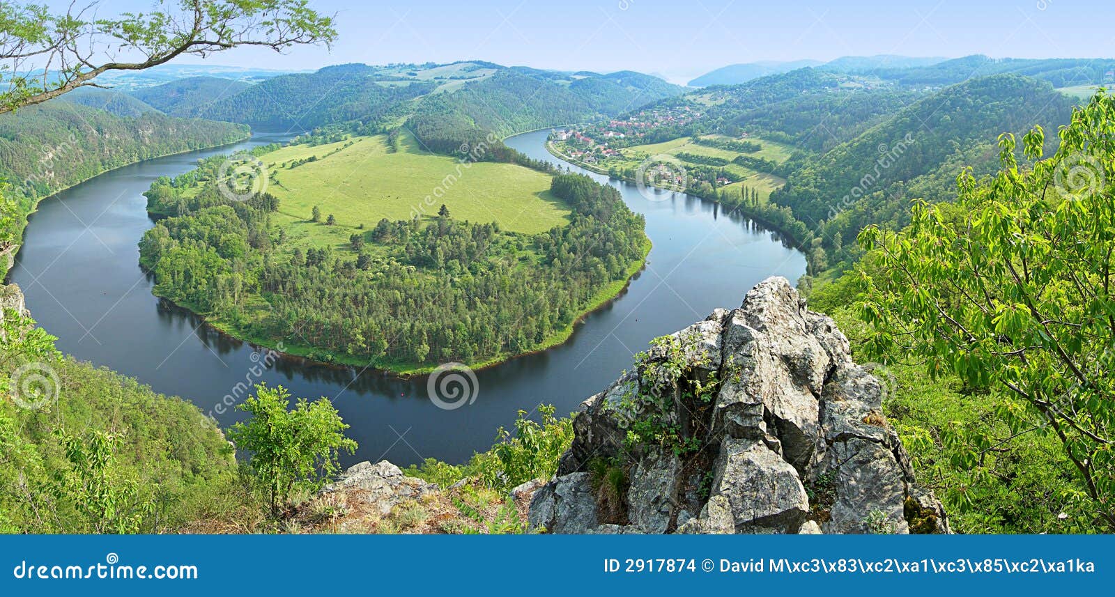 Horseshoe bend stock photo. Image of nature, drive, horseshoe 2917874