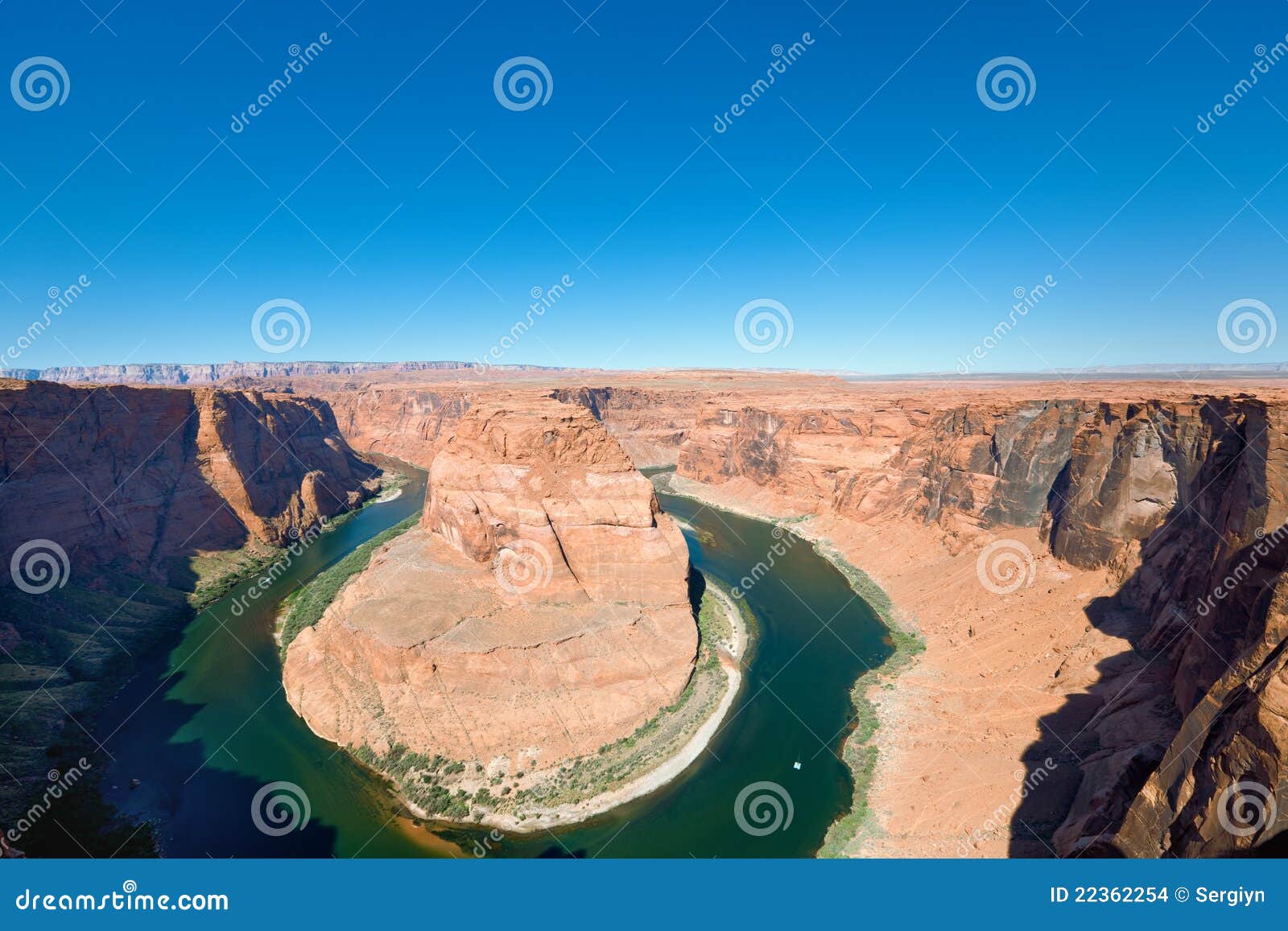 Horseshoe of Colorado River Stock Photo Image of landscape, landmark