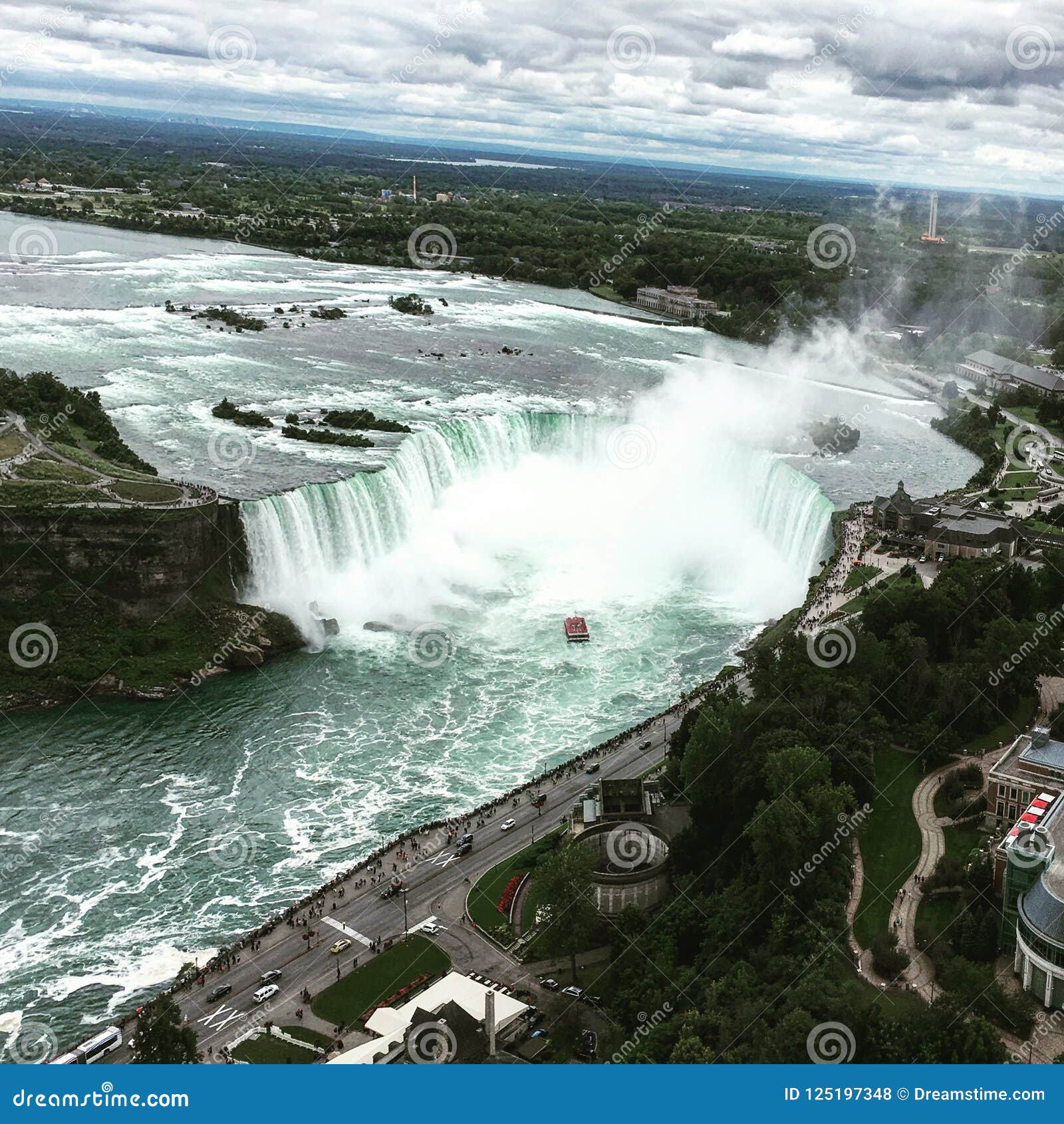 Horseshoe fall niagara stock photo. Image of niagara 125197348