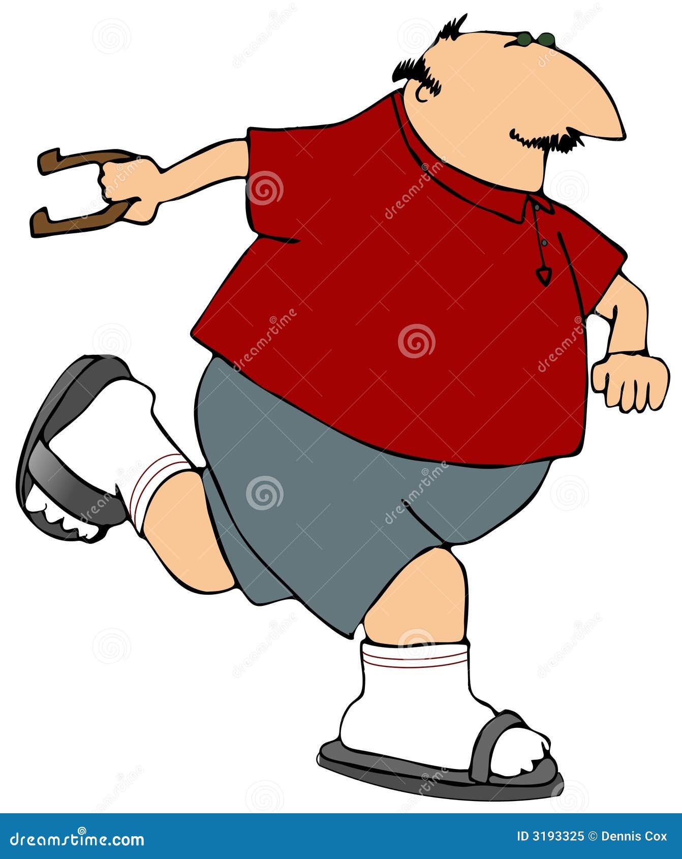 Horseshoe Man stock illustration. Illustration of game 3193325