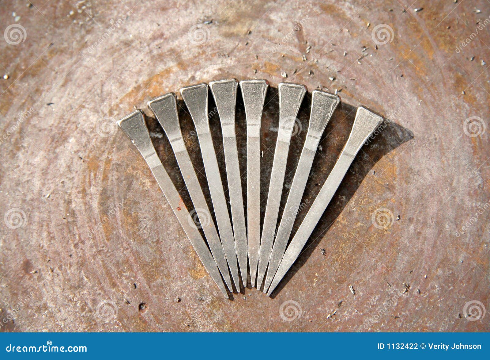 Horseshoe Nails stock photo. Image of eight, shinny, rust 1132422