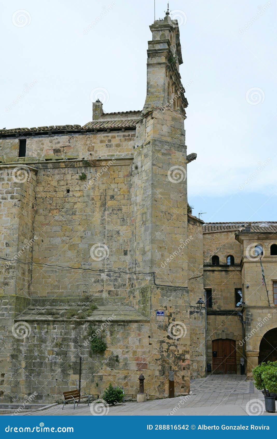 historic center of horta de sant joan in the terra alta region, province of tarragona, catalonia, spain