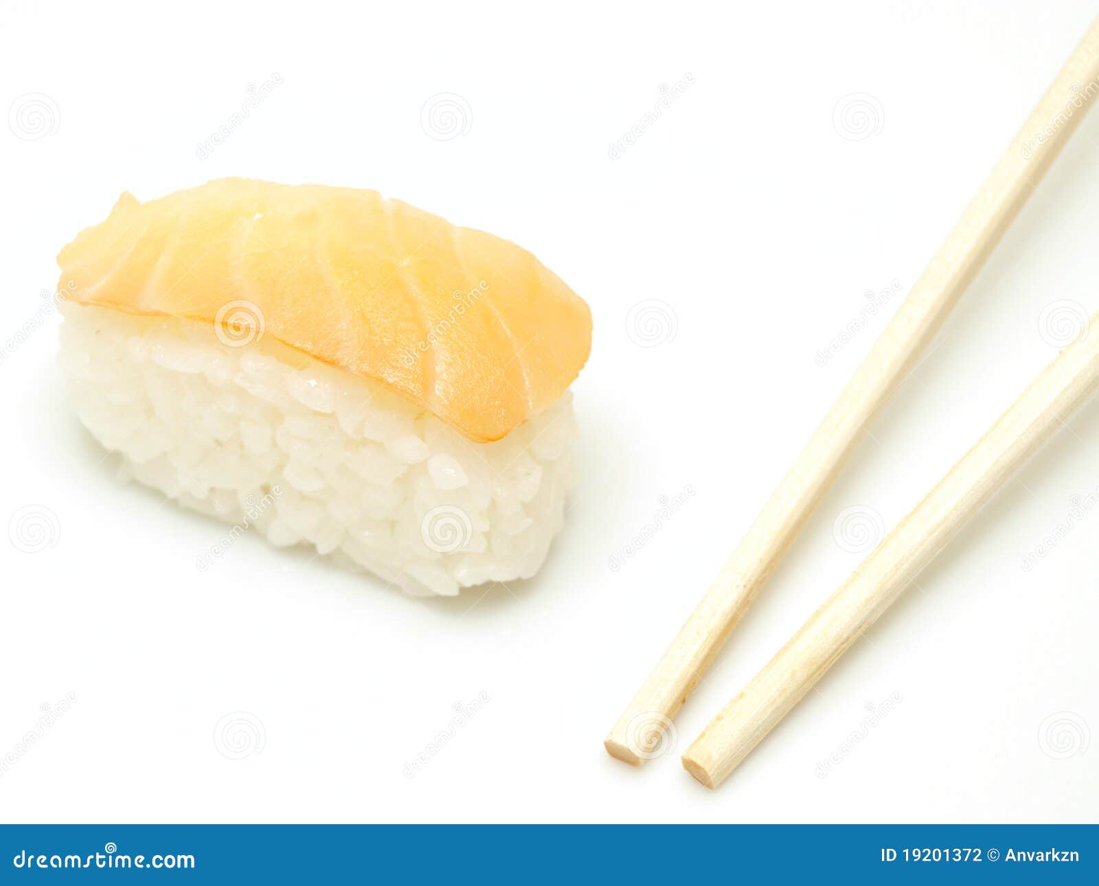 Hosomaki with Smoked Salmon Isolated on White Stock Photo Image of