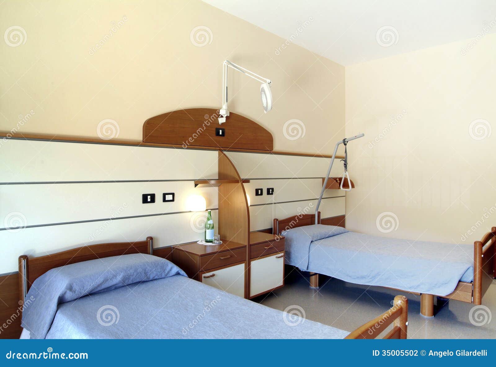 Hospice room stock photo. Image of furniture, bedroom 35005502