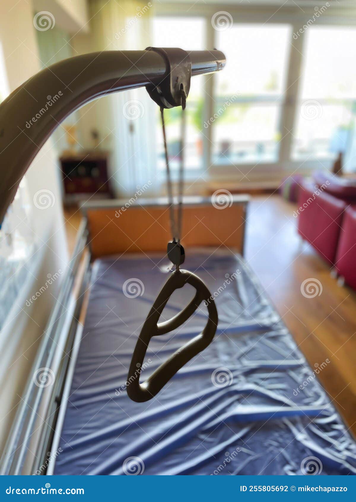 Hospital bed hanger stock photo. Image of mobility, medical 255805692