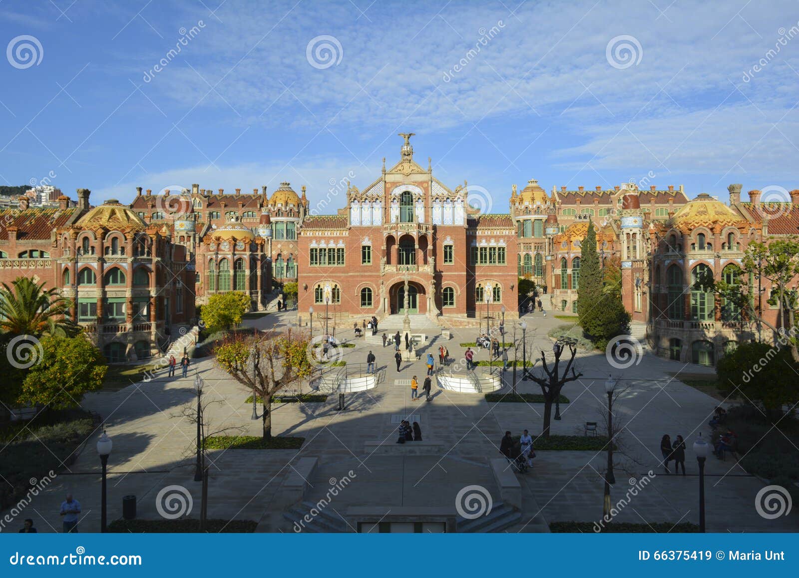 hospital de sant pau in barcelona, spain