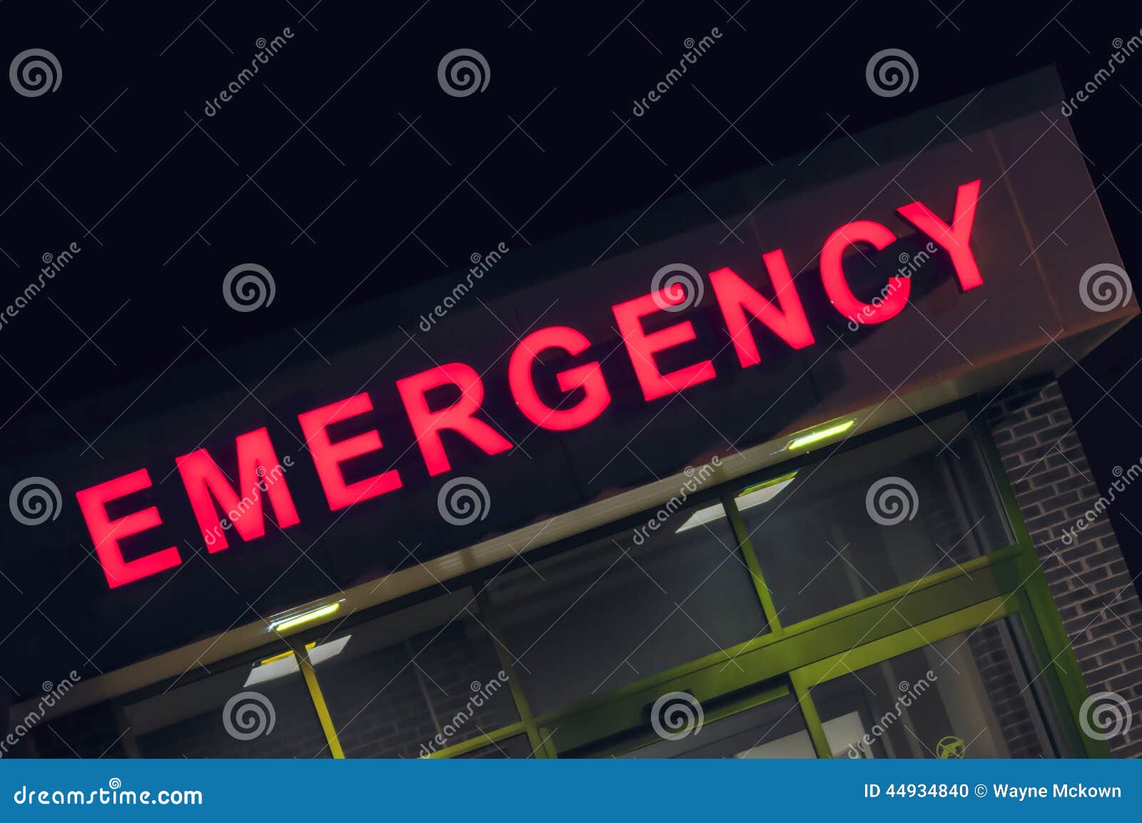 hospital emergency room entrance