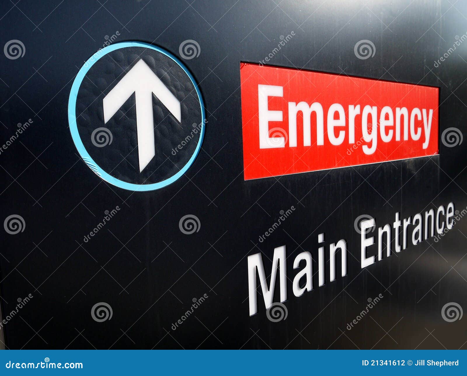 hospital: emergency sign