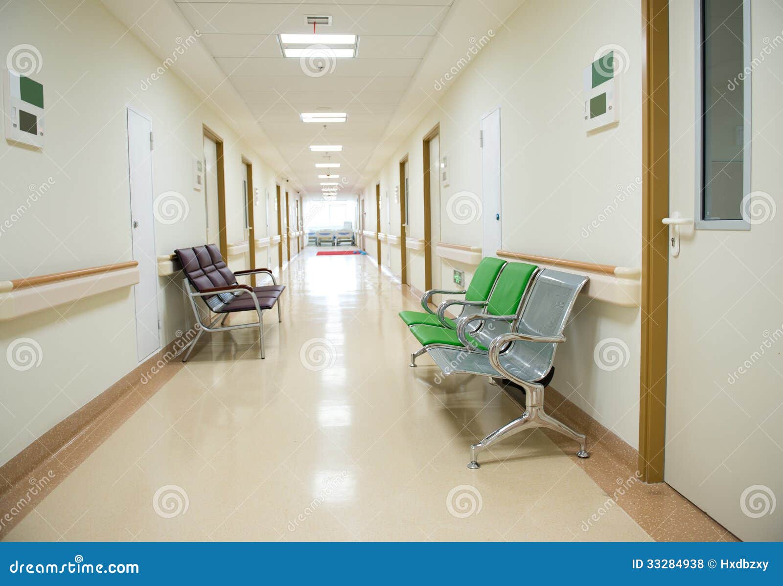Hospital Hallway Stock Photo Image Of Building Color