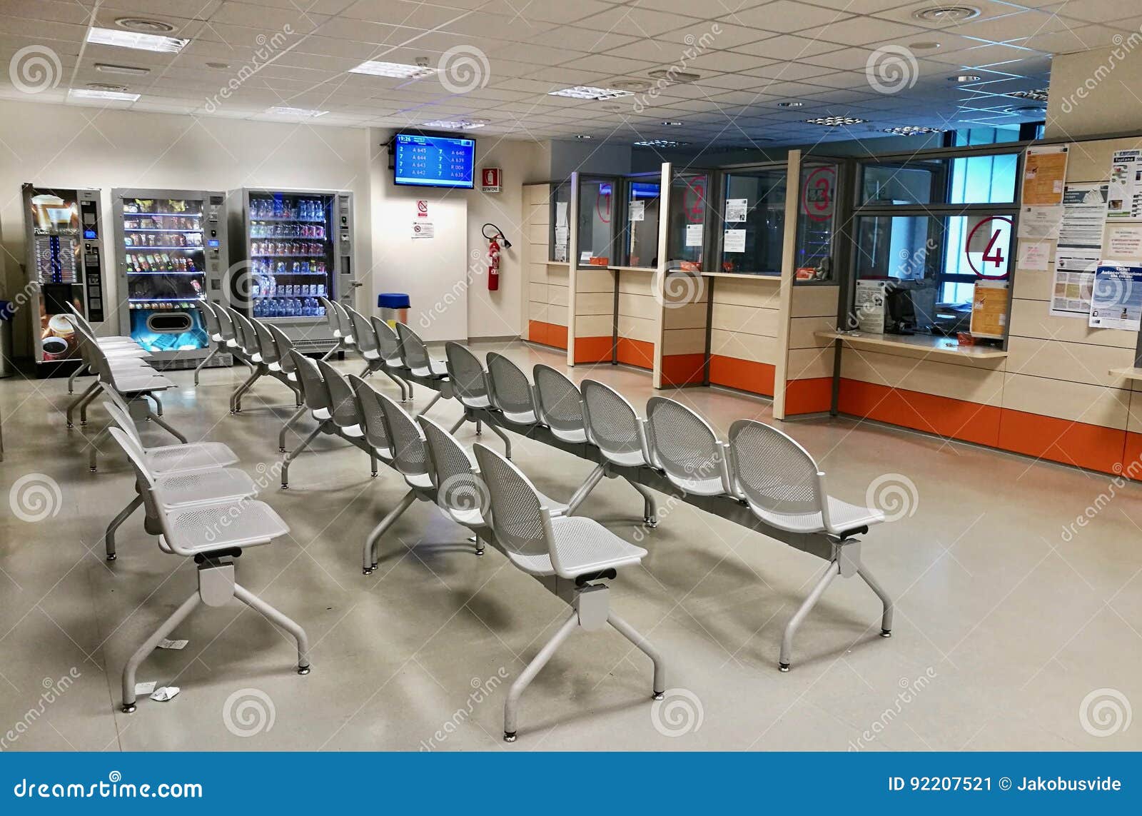 Hospital Reception Waiting Room Stock Image Image Of Hallway