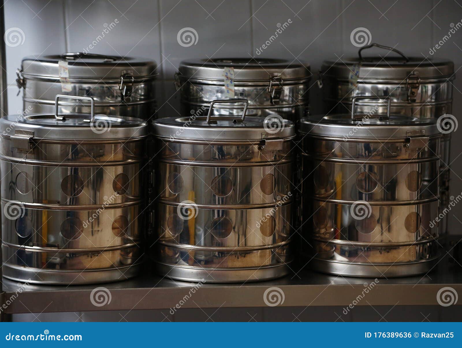 Hospital Stainless Steel Surgical Sterilization Boxes Stock Photo Image of medical, storage