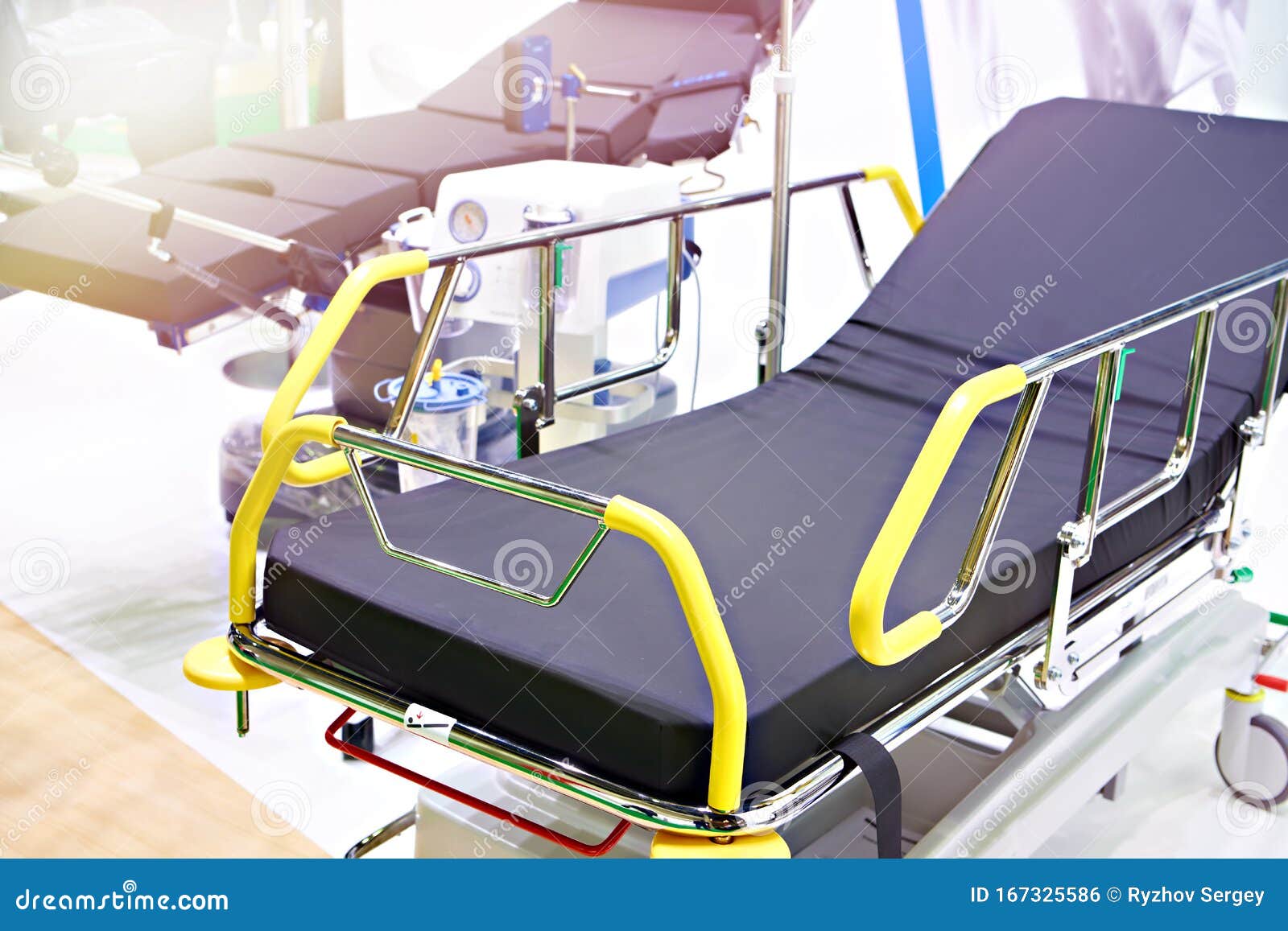 Hospital transporting beds stock photo. Image of waiting 167325586