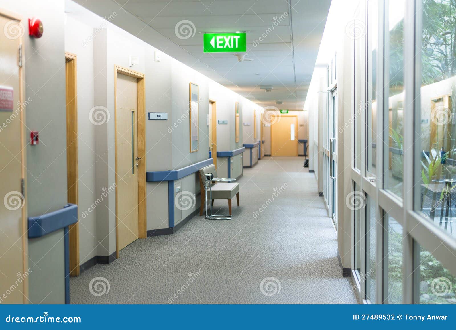 hospital ward hallway