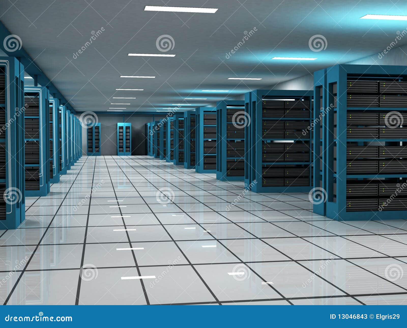 hosting and server room