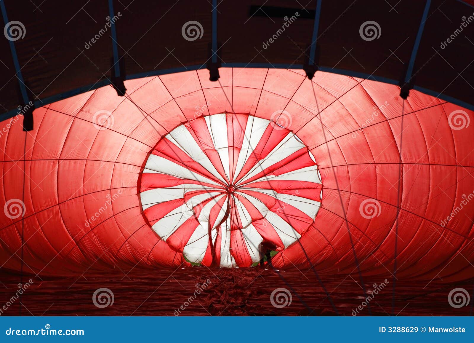 Hot air balloon eye stock image. Image of abstract, preparation 3288629