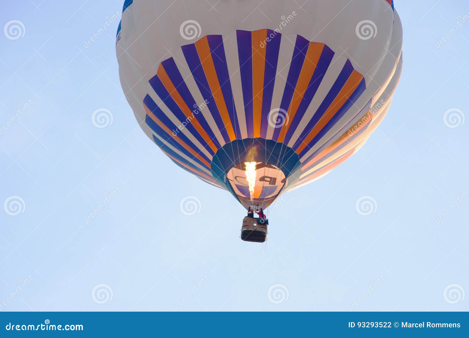 Hot air balloon stock photo. Image of distance, balloon 93293522
