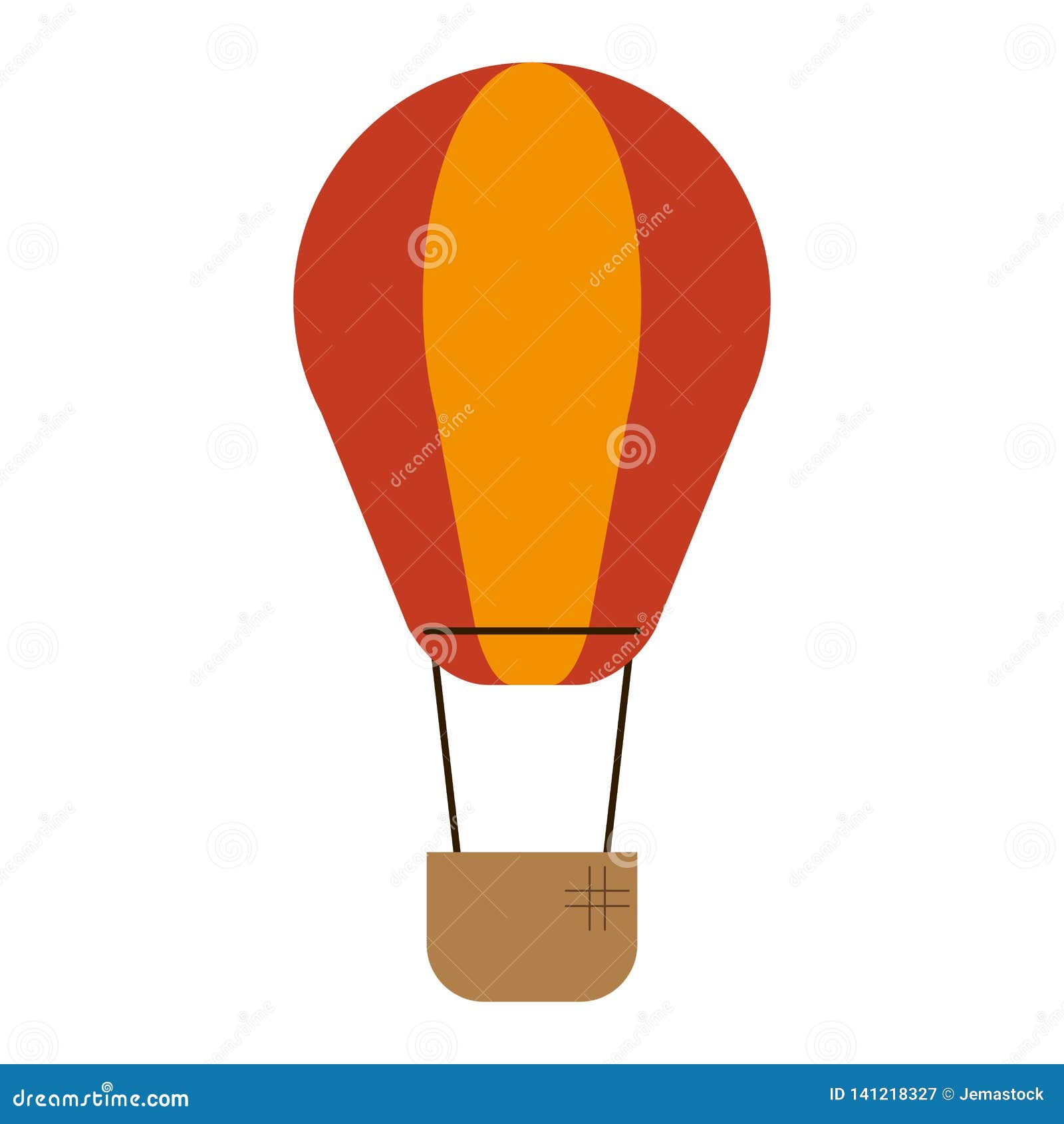Hot air balloon symbol stock vector. Illustration of recreation 141218327