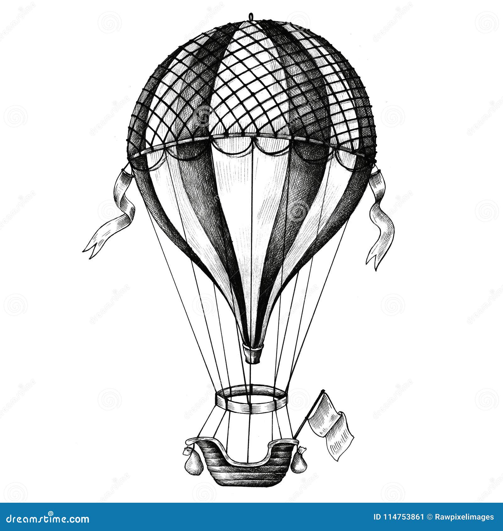 Vintage Hot Air Balloon