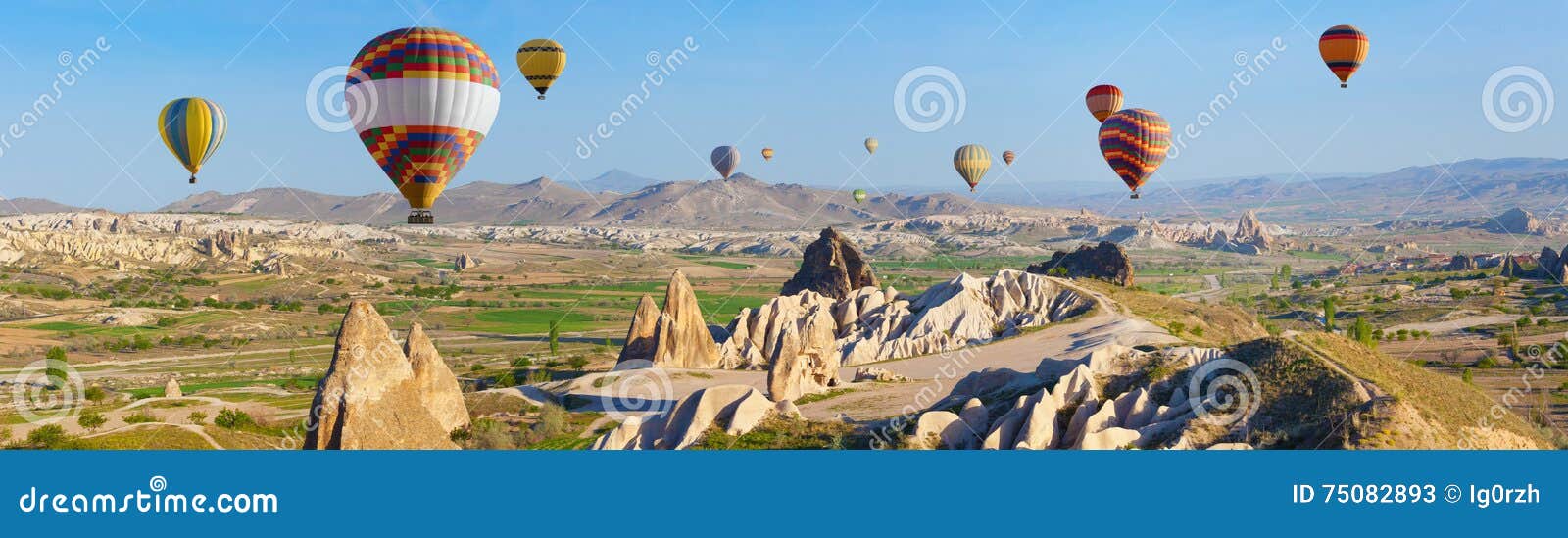 hot air ballooning in cappadocia, turkey