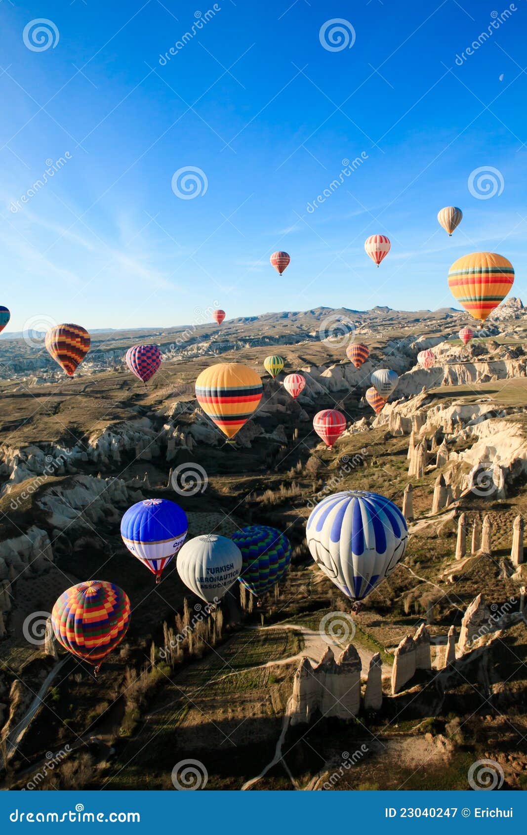 Hot air ballooning event editorial photography. Image of flight 23040247