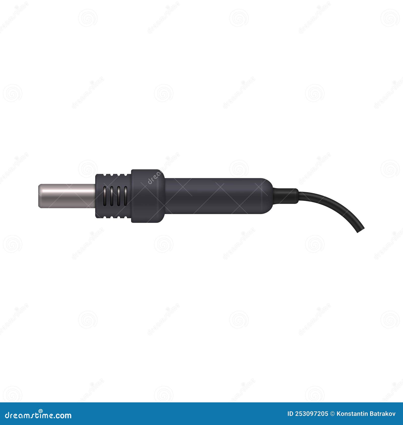 Hot Air Gun for Soldering Station. Stock Vector Illustration of cable