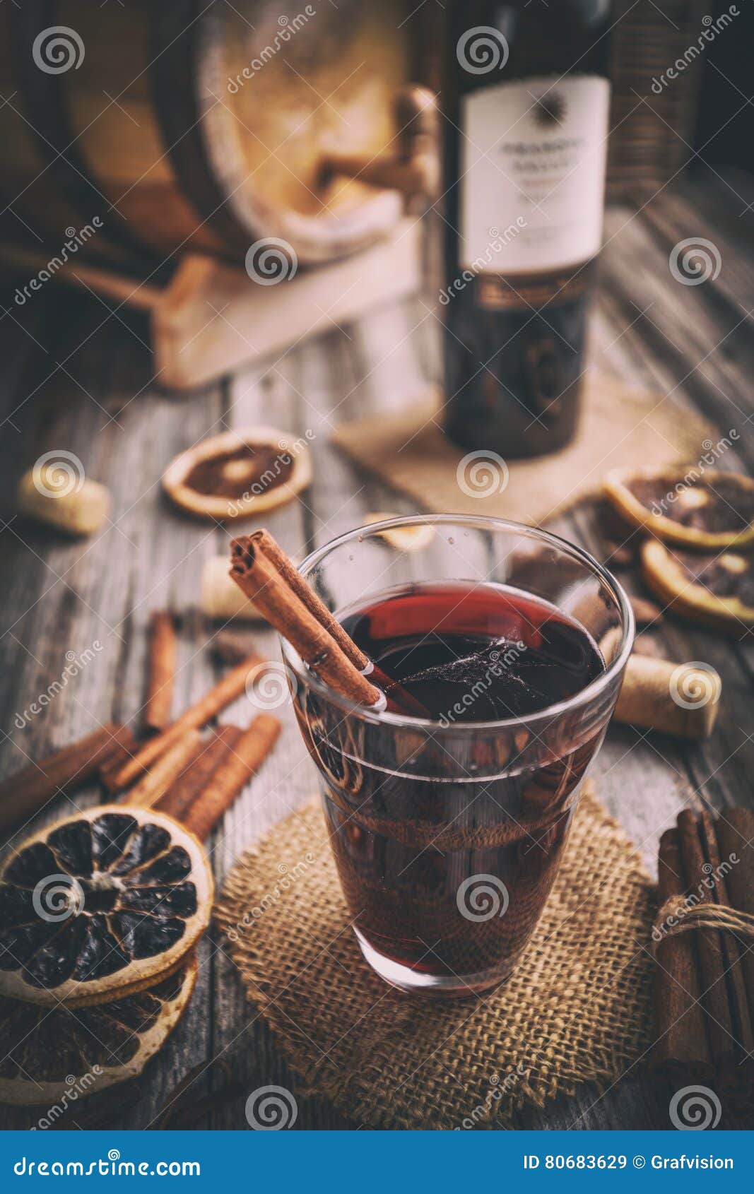 Hot alcohol drink stock image. Image of winter, wine 80683629