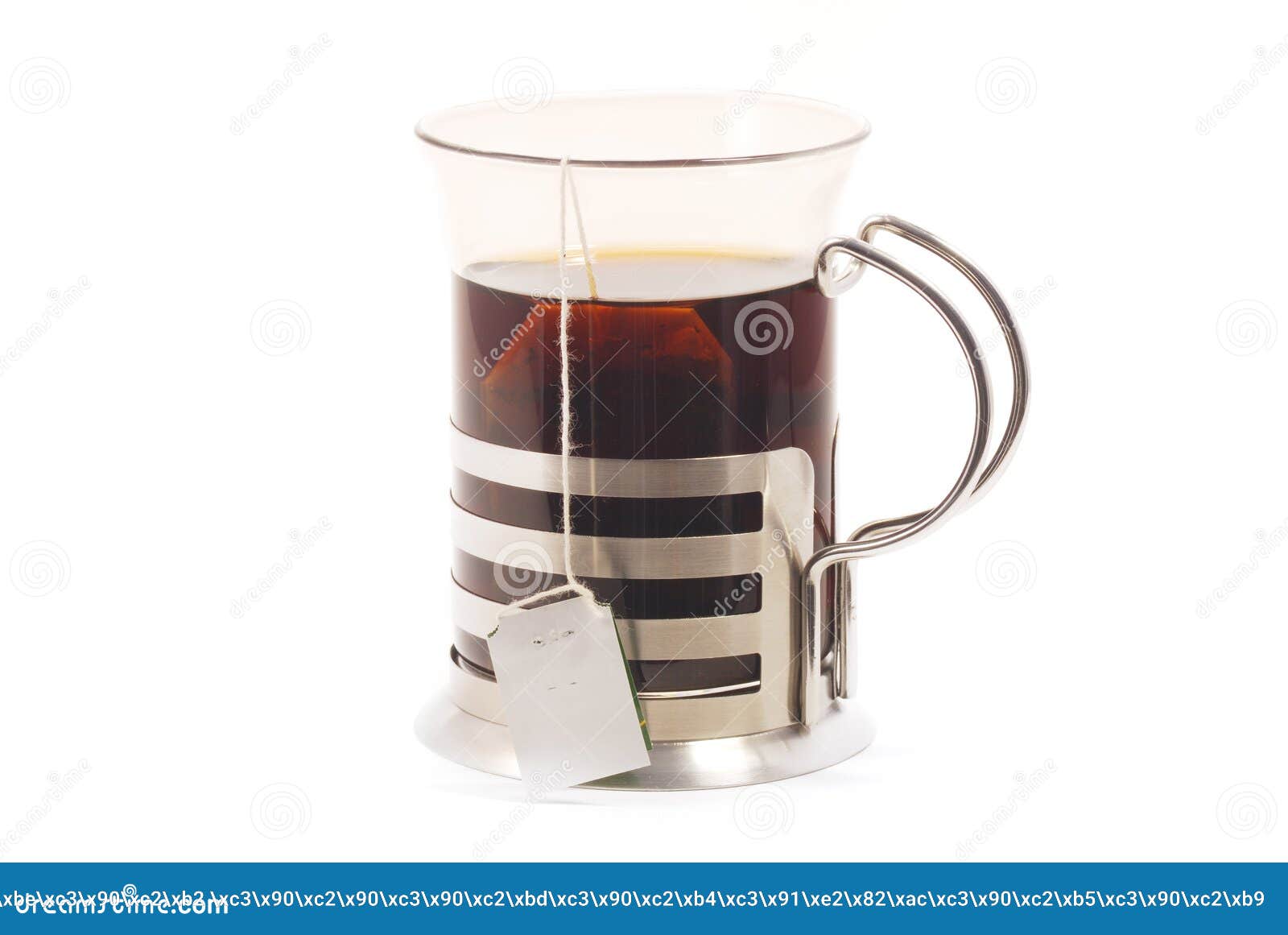 Hot black tea on glass cup stock image. Image of chinese 12590571