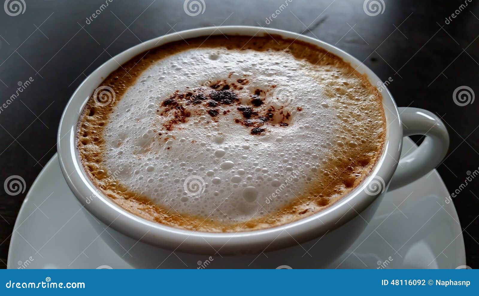 Hot Cappuccino stock photo. Image of bake, cappuccino 48116092