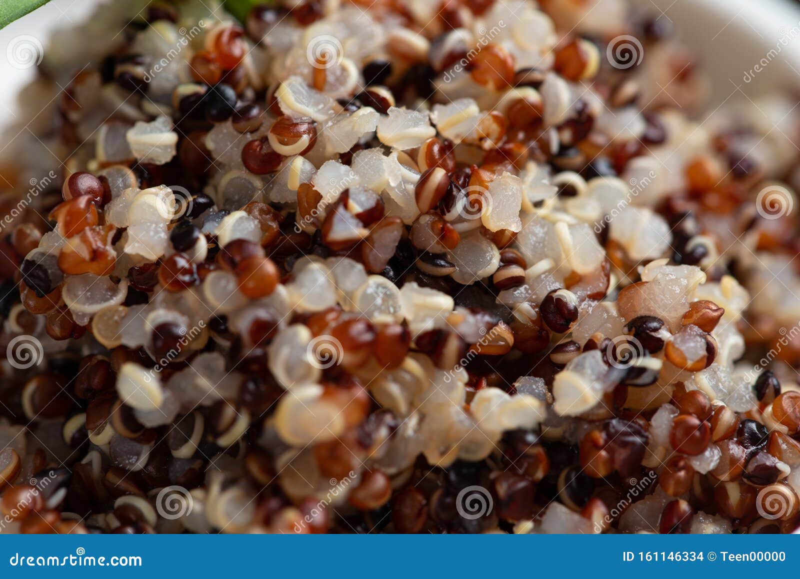 Hot Cereal Mix of Red and Whole Grain Quinoa Stock Photo Image of