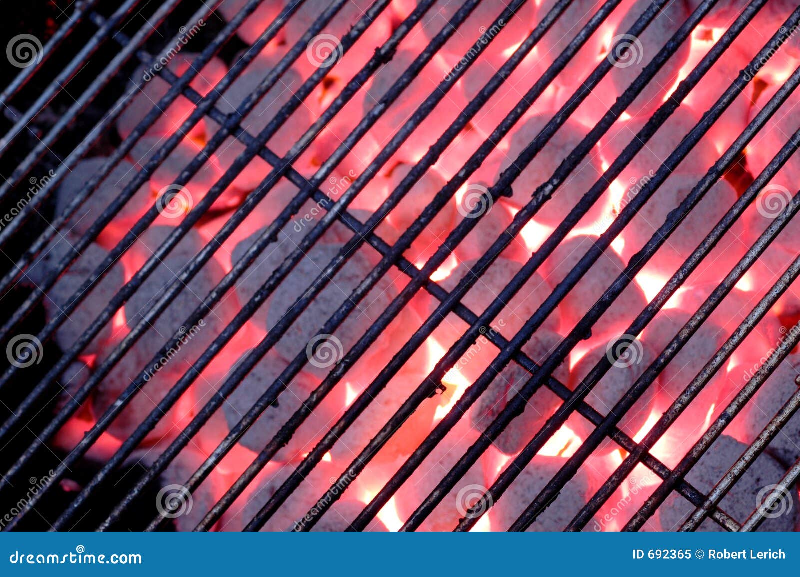 hot charcoal grill