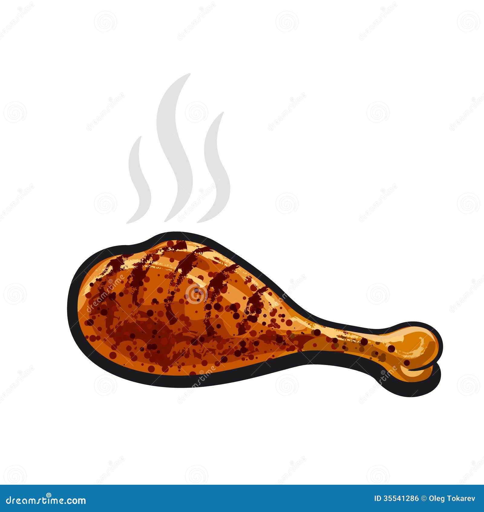 clipart chicken leg - photo #47