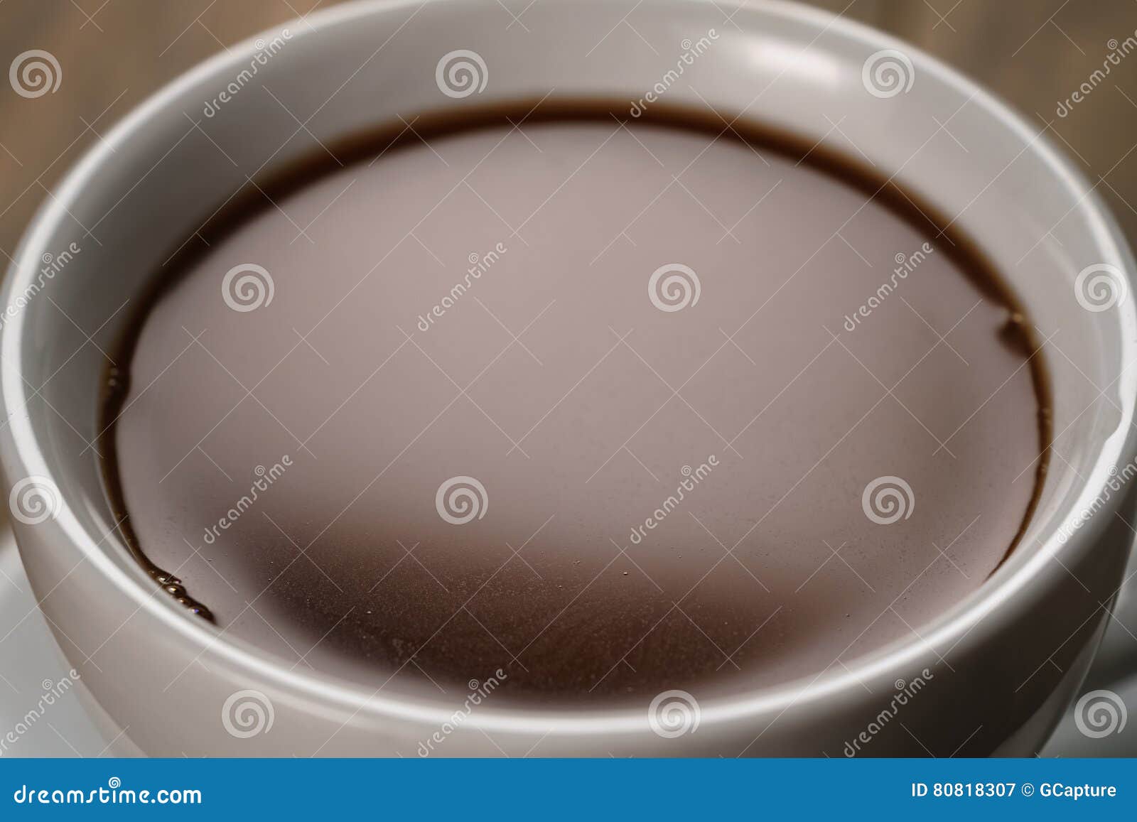 Hot Chocolate in Cappuccino Cup Closeup Stock Image Image of aroma, taste 80818307