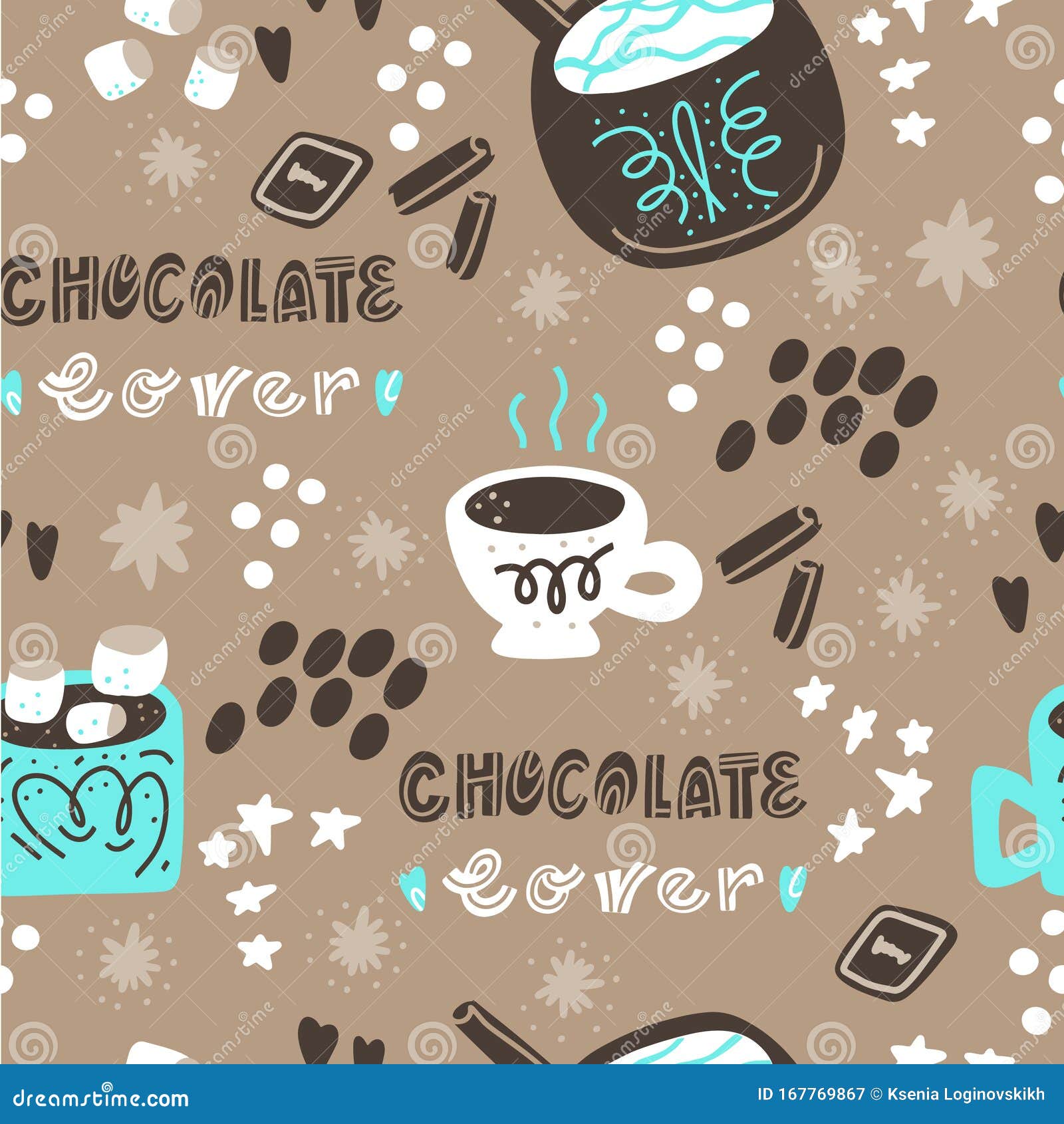 Hot Chocolate Vector Set stock illustration. Illustration of liquid -  167769867