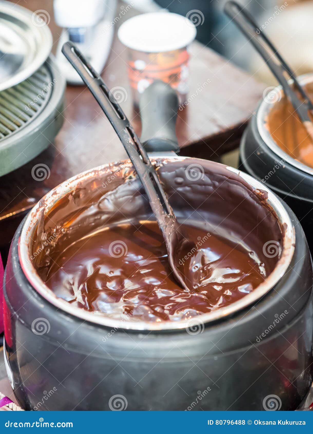 Hot Chocolate in a Saucepan Stock Photo Image of confection, making