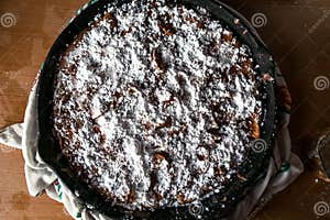 Hot Christmas Pie In The Pan Stock Photo Image Of Ingredients 