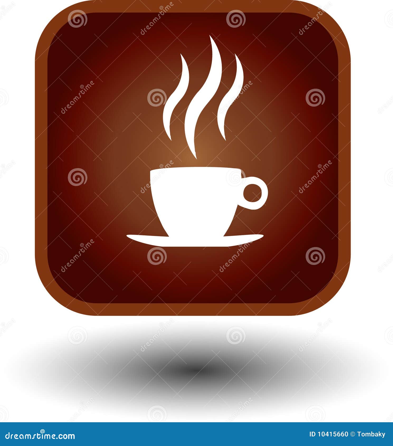 Download Hot coffee icon stock vector. Illustration of symbol ...
