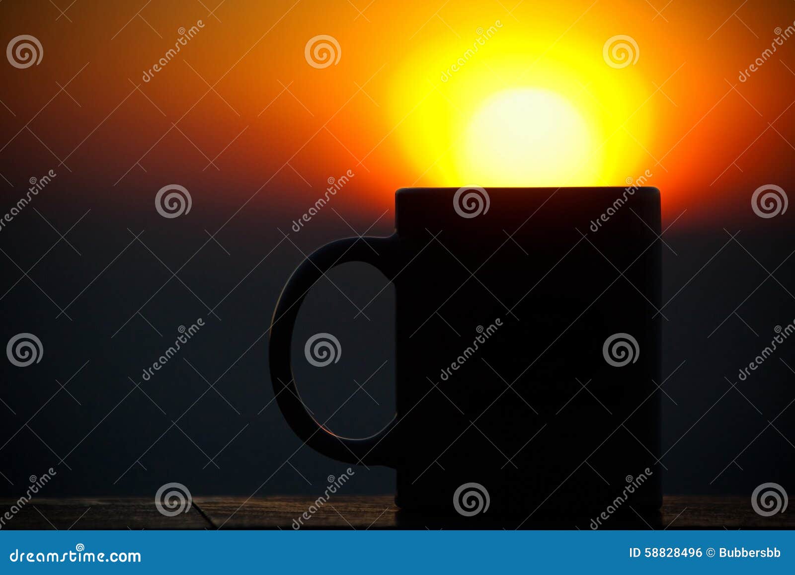 Hot coffee in the morning stock photo. Image of nature 58828496