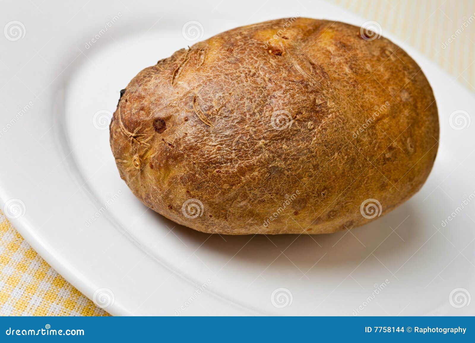 Hot and Crispy Baked Potato Stock Photo - Image of skin, food: 7758144