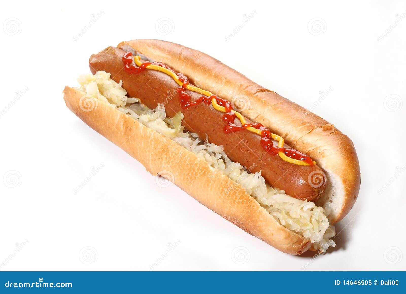 Hot dog stock image. Image of closeup, calorie, dinner - 14646505