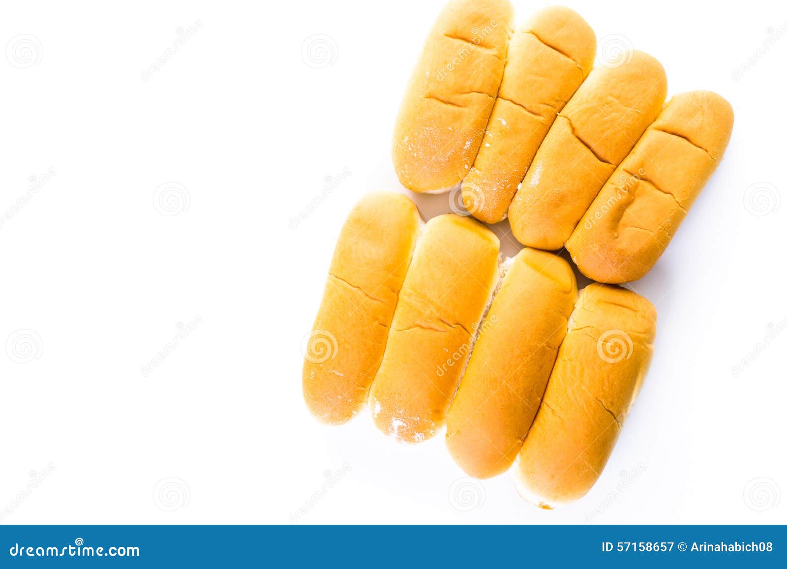 Hot dog buns stock image. Image of knackwurst, hand, classic 57158657