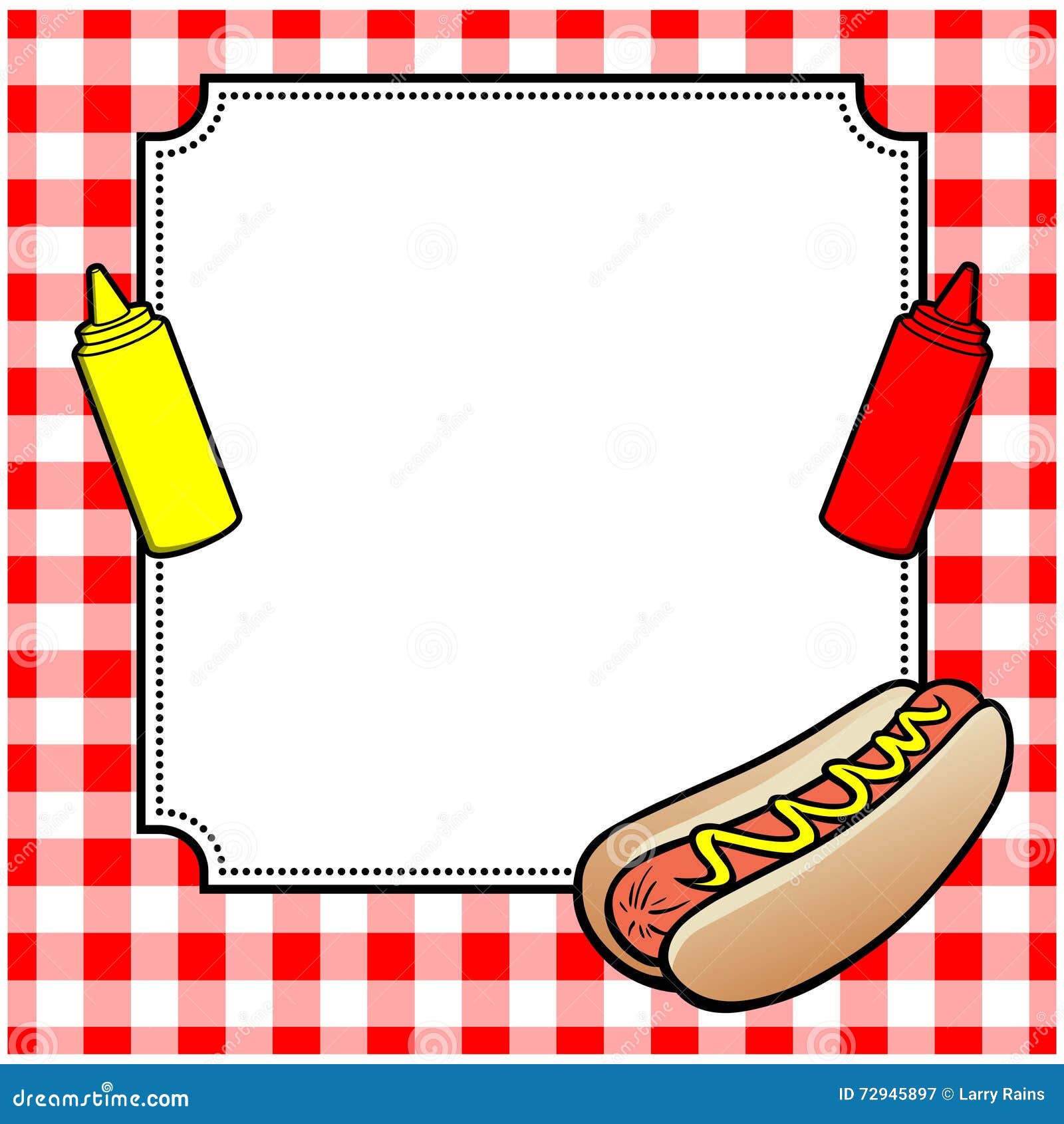 hot dog cookout invite