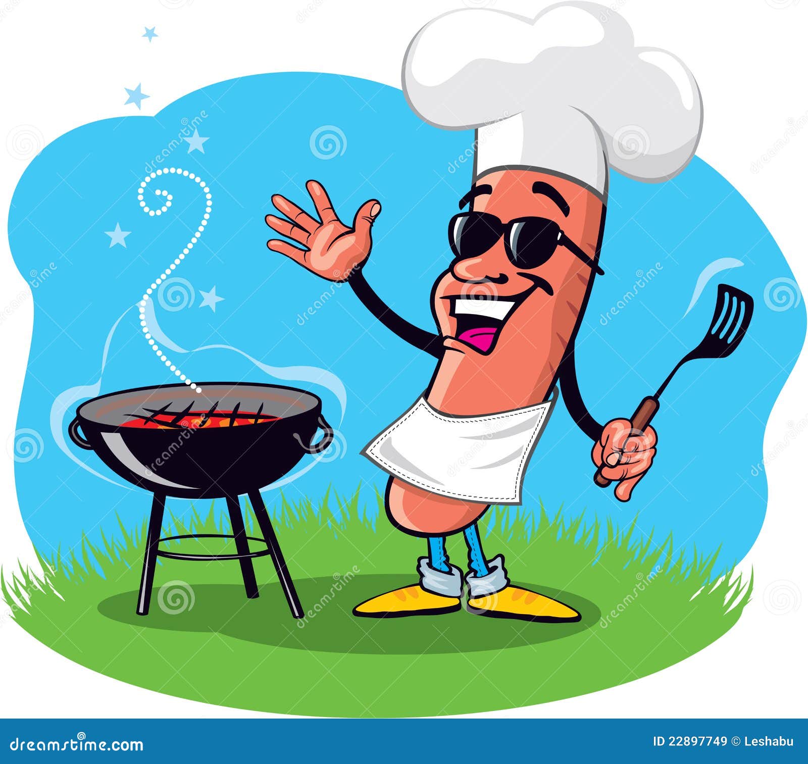 barbecue dessin