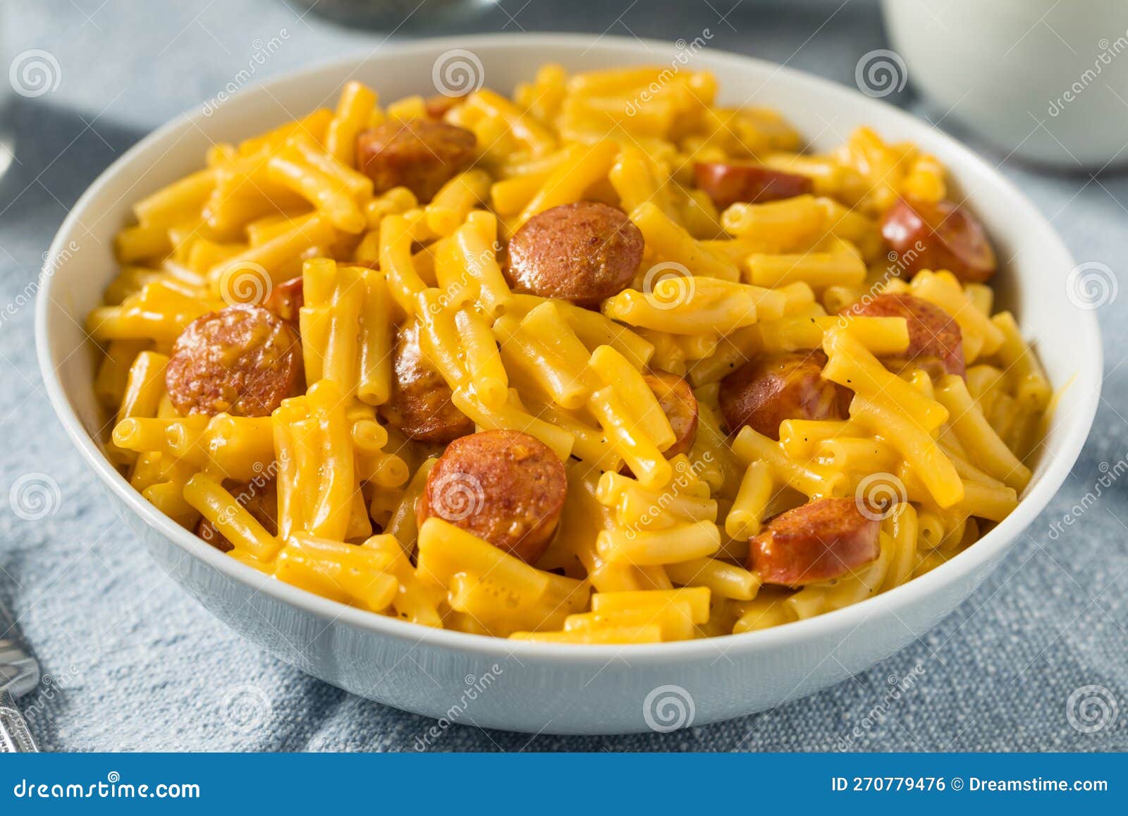Hot Dog Macaroni and Cheese Stock Photo Image of fried, meal 270779476
