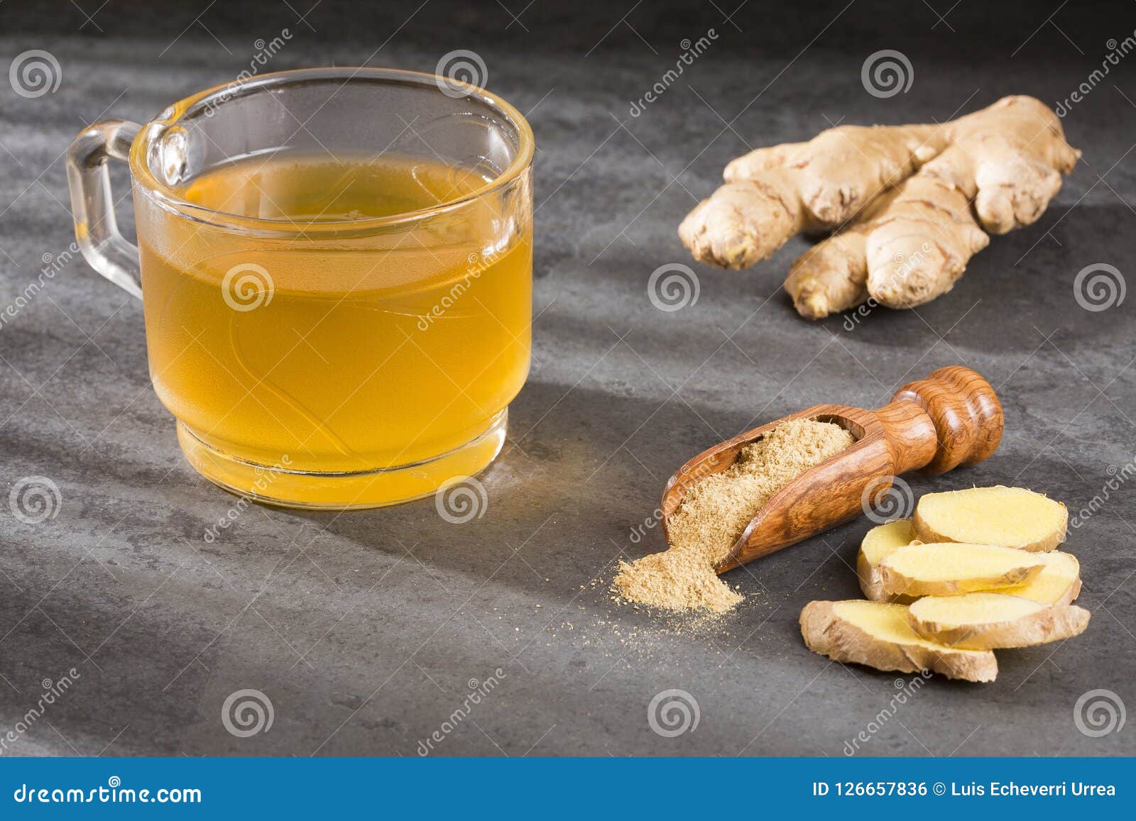 Hot Drink of Ginger and Lemon Stock Photo Image of natural, citrus