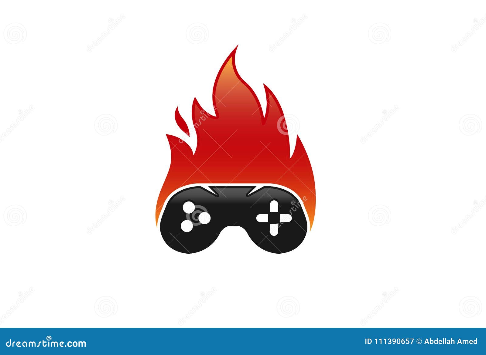 Hot Game Logo Design Stock Vector Illustration Of Vector