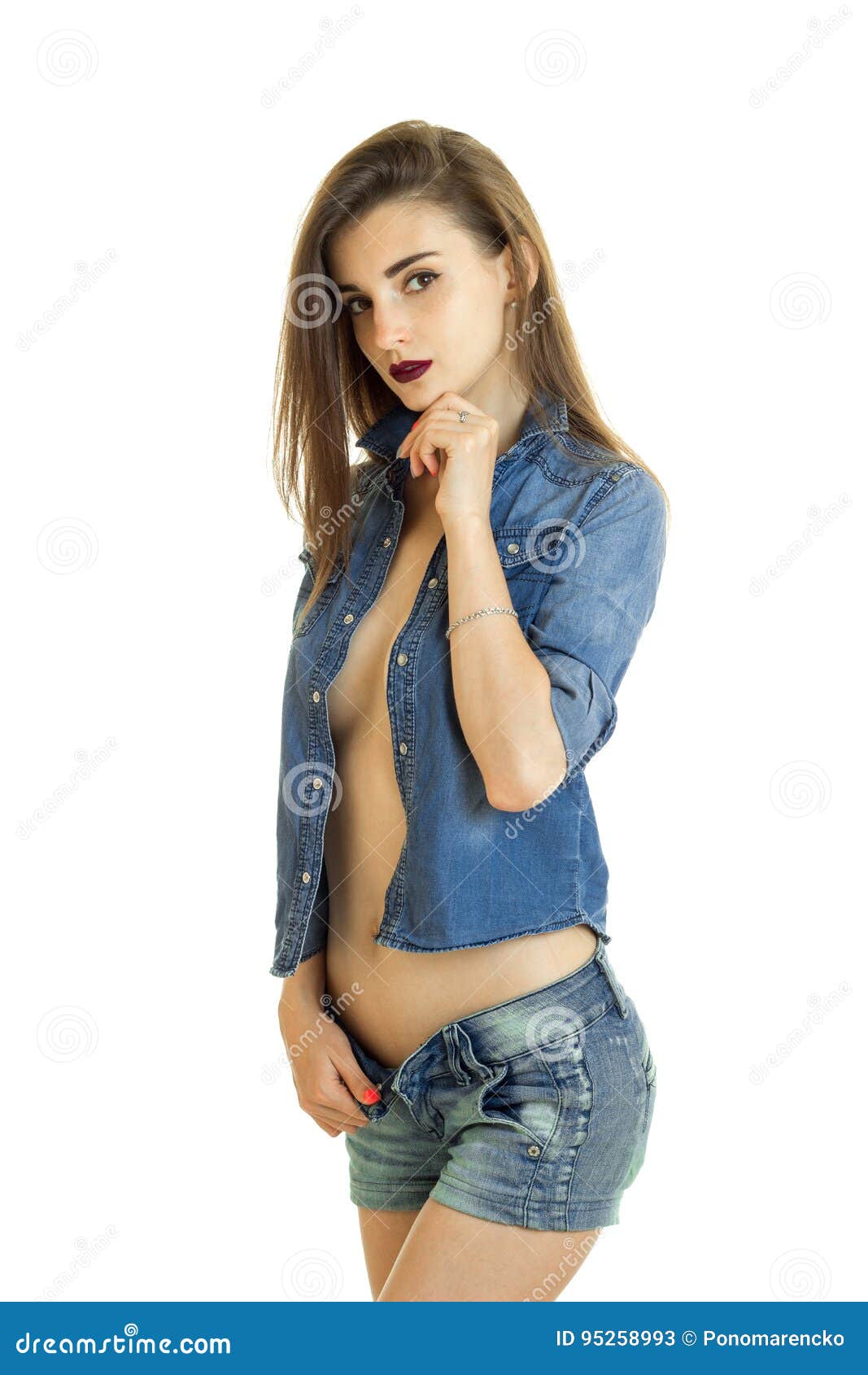 https://thumbs.dreamstime.com/z/hot-girl-unbuttons-jacket-bra-under-looking-camera-isolated-white-background-95258993.jpg