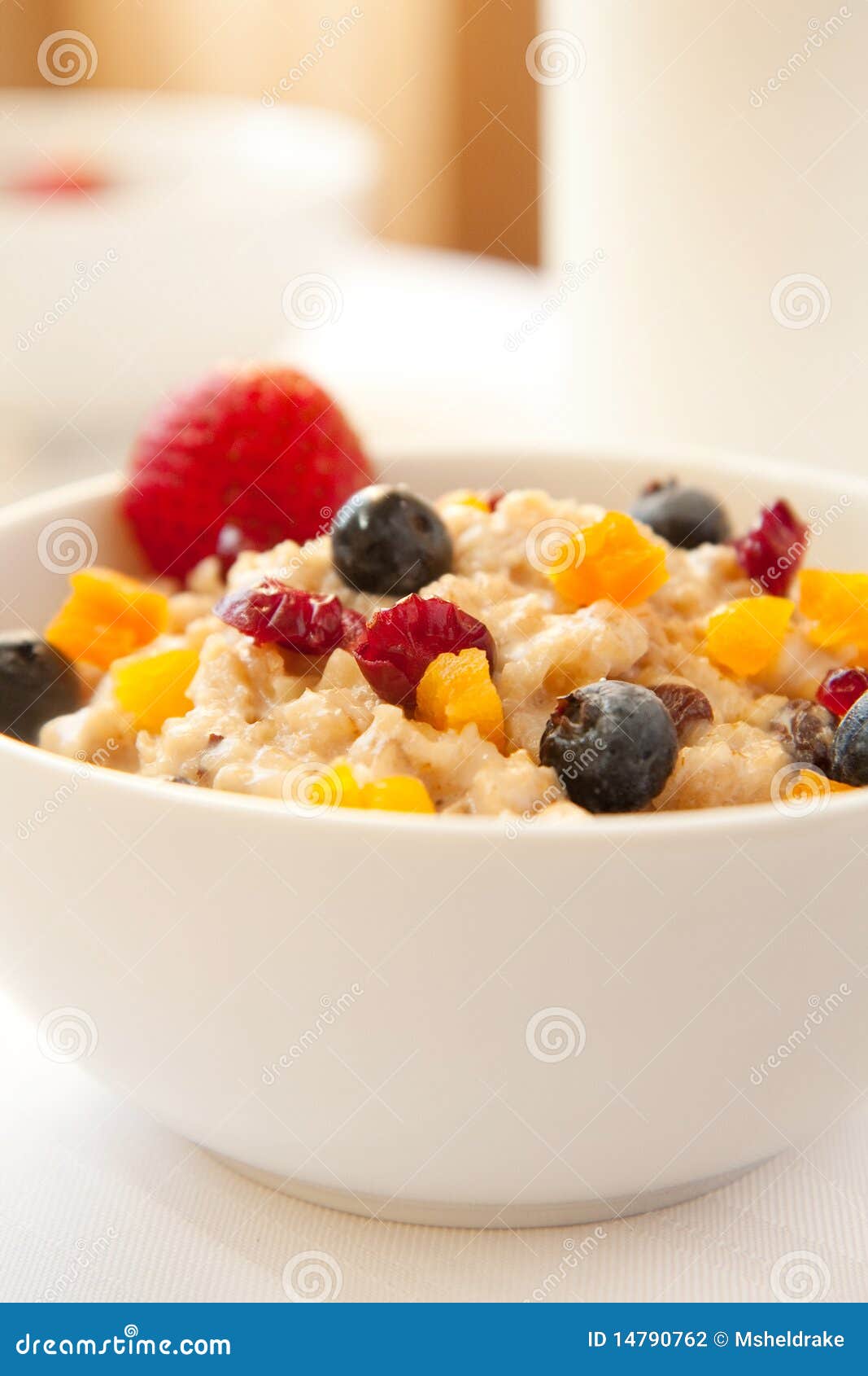 Hot Granola Cereal stock photo. Image of bowl, strawberry 14790762